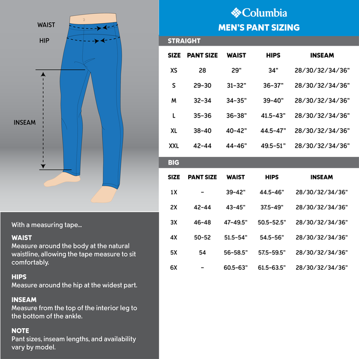 Men's Deschutes Valley Pants – Columbia PH